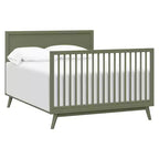 Lit de bébé convertible 4-en-1 Babyletto Palma Mid-Century avec kit de conversion pour lit de bambin