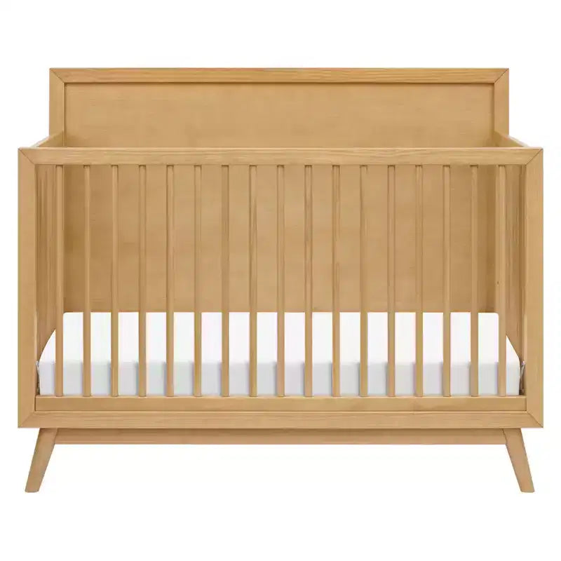 Lit de bébé convertible 4-en-1 Babyletto Palma Mid-Century avec kit de conversion pour lit de bambin