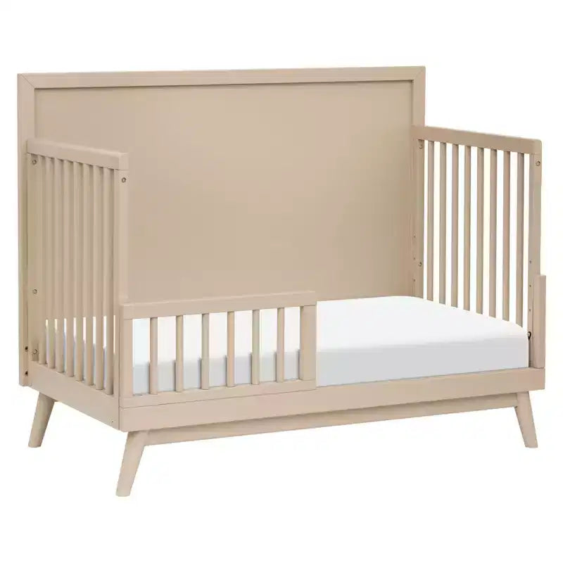 Lit de bébé convertible 4-en-1 Babyletto Palma Mid-Century avec kit de conversion pour lit de bambin