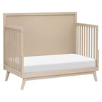Lit de bébé convertible 4-en-1 Babyletto Palma Mid-Century avec kit de conversion pour lit de bambin