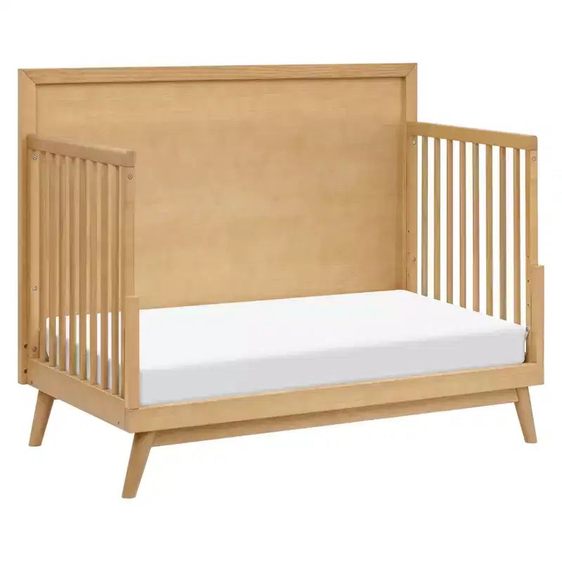 Lit de bébé convertible 4-en-1 Babyletto Palma Mid-Century avec kit de conversion pour lit de bambin