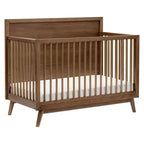 Lit de bébé convertible 4-en-1 Babyletto Palma Mid-Century avec kit de conversion pour lit de bambin