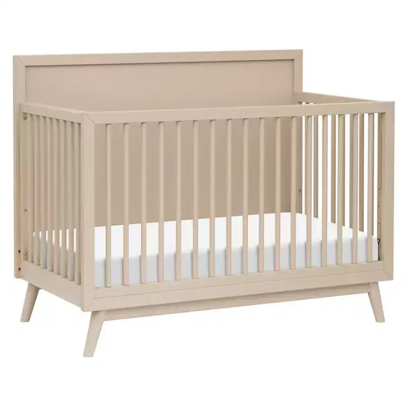 Lit de bébé convertible 4-en-1 Babyletto Palma Mid-Century avec kit de conversion pour lit de bambin