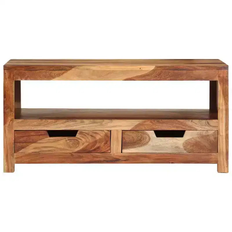 vidaXL Table basse marron clair Bois d'acacia massif