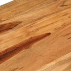 vidaXL Table basse marron clair Bois d'acacia massif