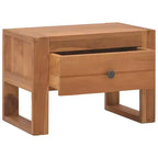 vidaXL Table de chevet 50x30x35 cm Bois de teck massif