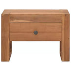 vidaXL Table de chevet 50x30x35 cm Bois de teck massif