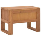 vidaXL Table de chevet 50x30x35 cm Bois de teck massif