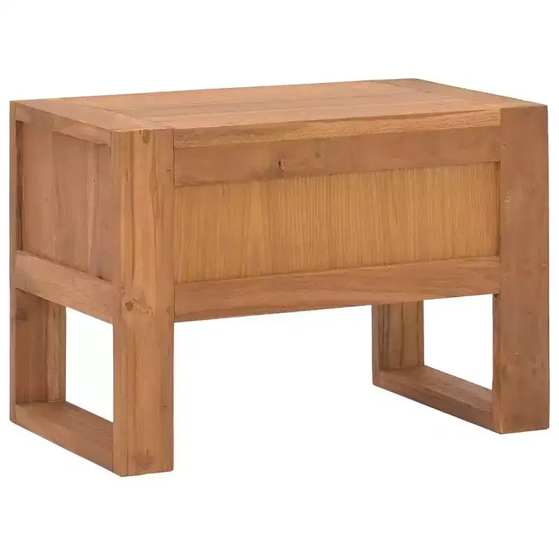 vidaXL Table de chevet 50x30x35 cm Bois de teck massif