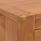 vidaXL Table de chevet 50x30x35 cm Bois de teck massif