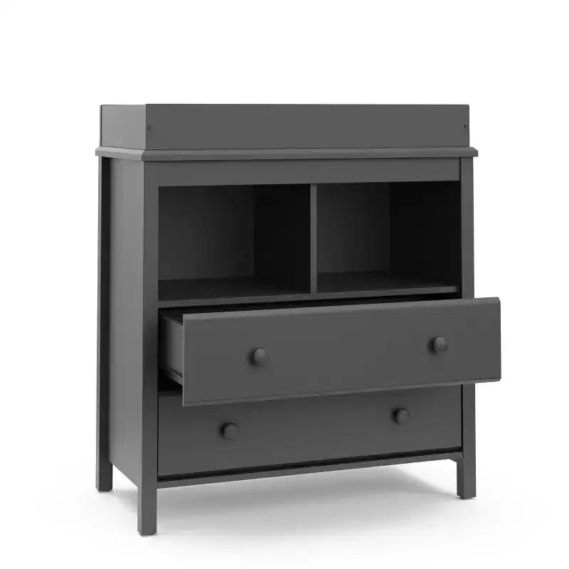 Commode 2 tiroirs Storkcraft Alpine avec plateau à langer