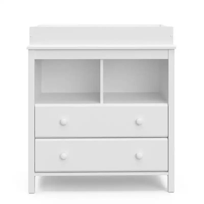 Commode 2 tiroirs Storkcraft Alpine avec plateau à langer