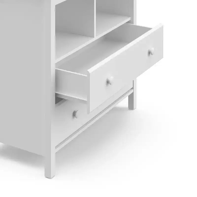 Commode 2 tiroirs Storkcraft Alpine avec plateau à langer
