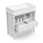 Commode 2 tiroirs Storkcraft Alpine avec plateau à langer