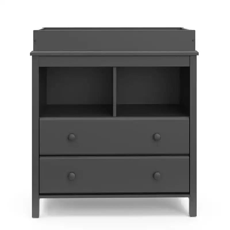 Commode 2 tiroirs Storkcraft Alpine avec plateau à langer