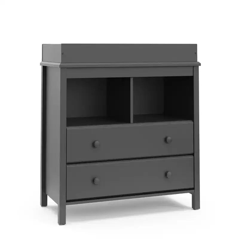 Commode 2 tiroirs Storkcraft Alpine avec plateau à langer