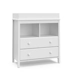 Commode 2 tiroirs Storkcraft Alpine avec plateau à langer