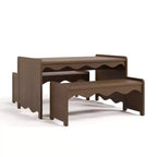 Ensemble table et bancs d'activités Montessori de luxe 3 pièces Casablanca Storkcraft pour enfants