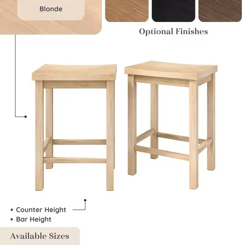 Tabouret hauteur comptoir, (61 cm) - Paquet de 2