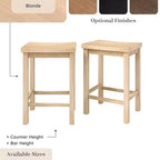 Tabouret hauteur comptoir, (61 cm) - Paquet de 2