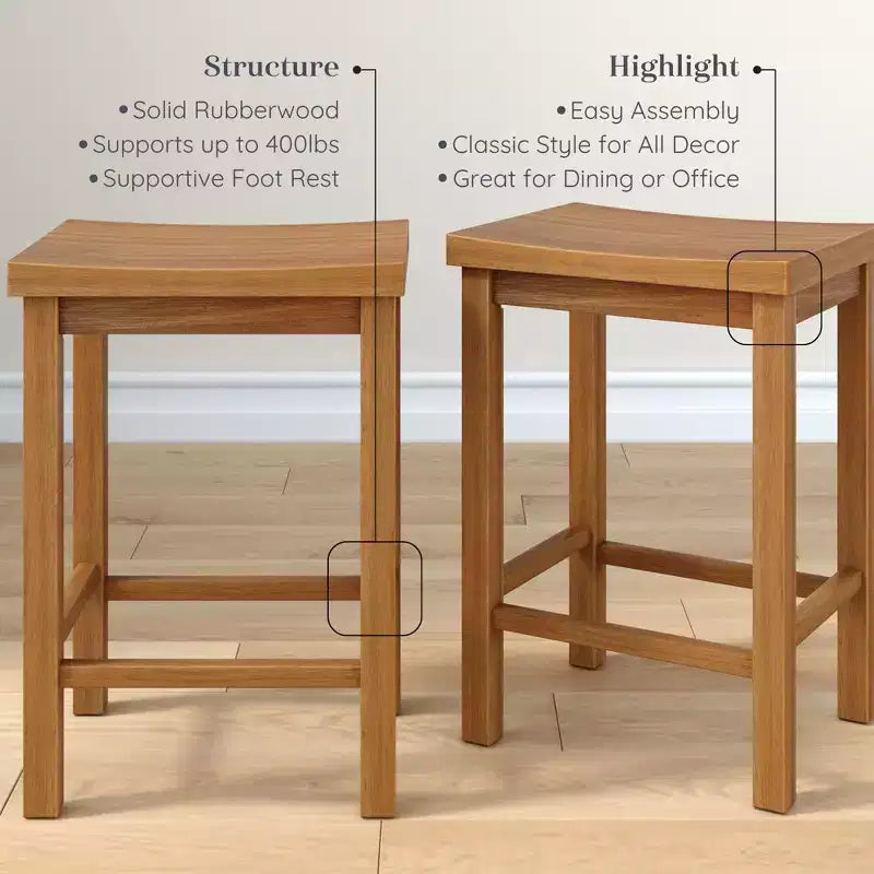 Tabouret hauteur comptoir, (61 cm) - Paquet de 2