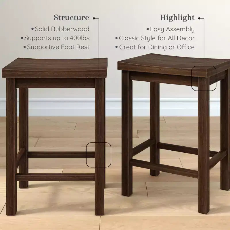 Tabouret hauteur comptoir, (61 cm) - Paquet de 2