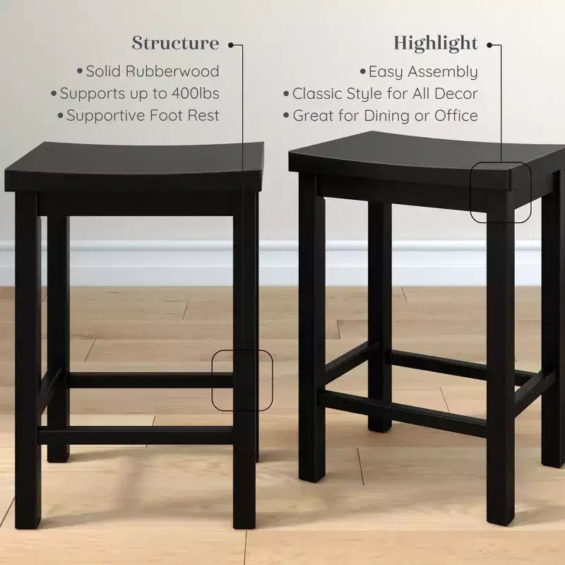 Tabouret hauteur comptoir, (61 cm) - Paquet de 2