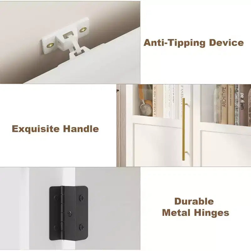 Meuble de salle de bain fin avec portes et étagères ouvertes, idéal pour les petits espaces. Ce meuble haut et étroit sur pied convient aux cuisines