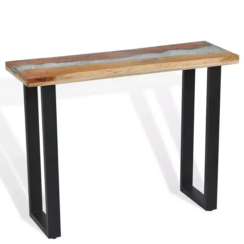Table console en teck 100x35x75 cm