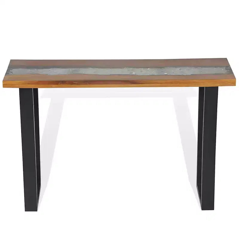 Table console en teck 100x35x75 cm