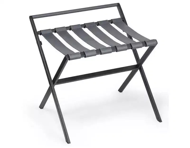 Roselli Trading Luggage Rack -Black Powder Coated