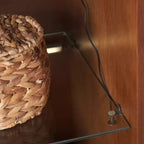 Étagère/vitrine Clairville Curio – Noyer – SEI