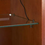 Étagère/vitrine Clairville Curio – Noyer – SEI