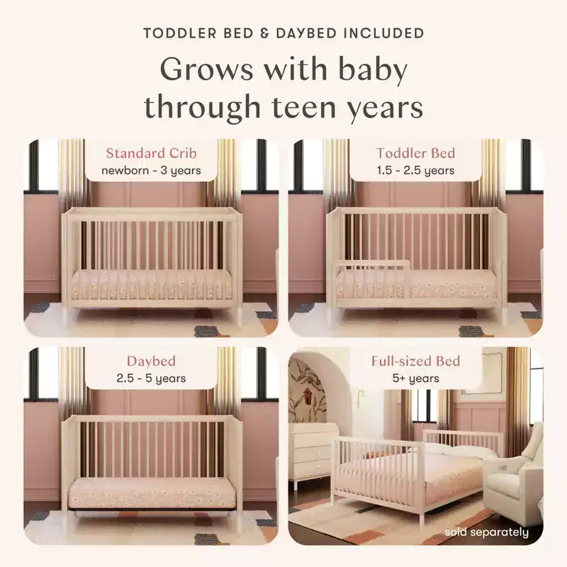Lit de bébé convertible 4-en-1 Gelato de Babyletto avec kit de conversion en lit pour tout-petit