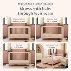Lit de bébé convertible 4-en-1 Gelato de Babyletto avec kit de conversion en lit pour tout-petit