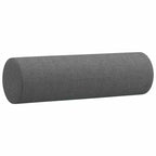 Canapé 3 places tissu gris foncé (100% polyester), métal, textilène