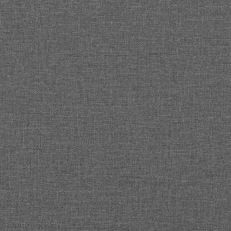 Canapé 3 places tissu gris foncé (100% polyester), métal, textilène