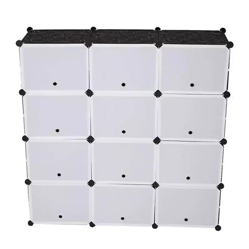 Armoire de rangement portable pour chaussures, étagère à 7 niveaux pour talons hauts et chaussons, motif design.