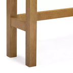 Teamson Home Meuble de rangement d'appoint au-dessus des toilettes Tremolo moderne bohème avec bois massif et façades cannelées contemporaines