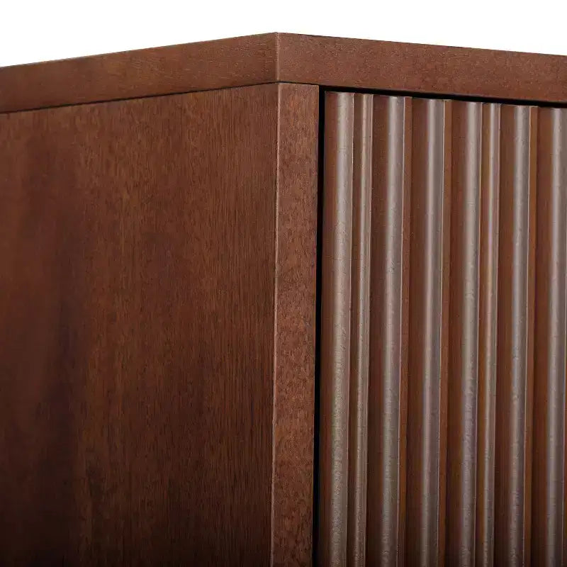 Teamson Home Meuble de rangement d'appoint au-dessus des toilettes Tremolo moderne bohème avec bois massif et façades cannelées contemporaines