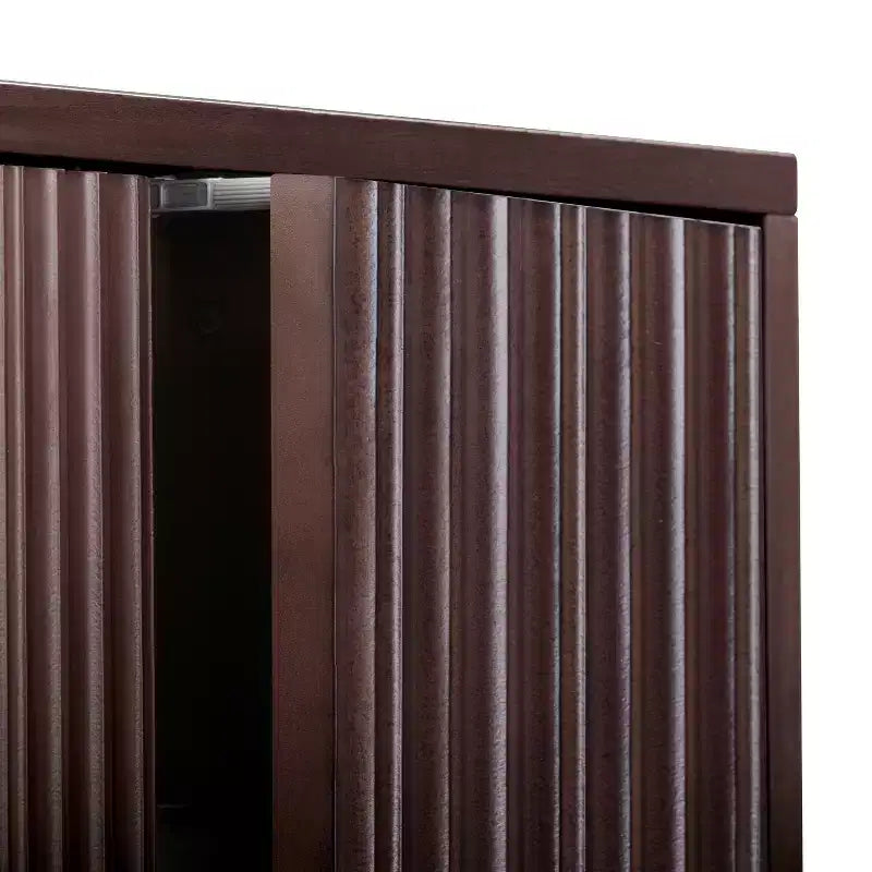 Teamson Home Meuble de rangement d'appoint au-dessus des toilettes Tremolo moderne bohème avec bois massif et façades cannelées contemporaines