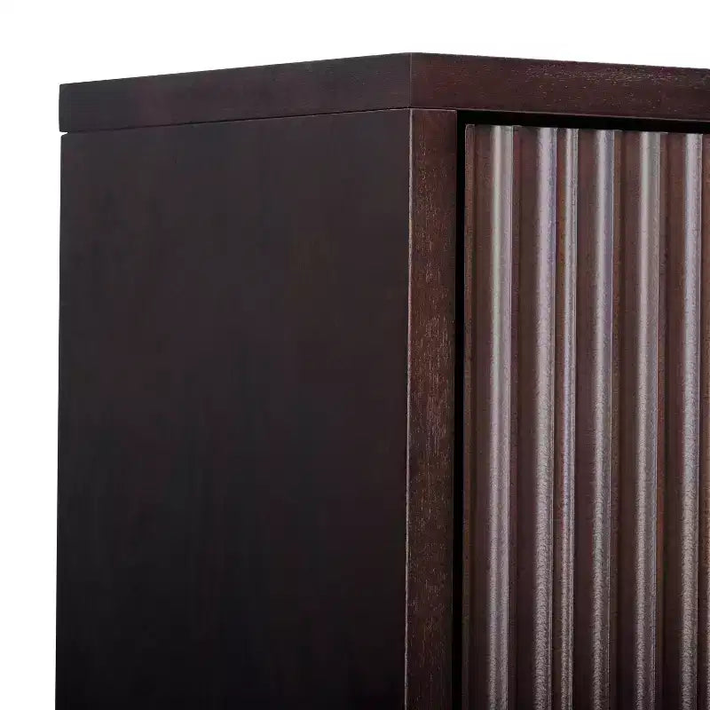 Teamson Home Meuble de rangement d'appoint au-dessus des toilettes Tremolo moderne bohème avec bois massif et façades cannelées contemporaines