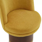 Christopher Knight Home Fauteuil d'appoint pivotant à 360° Afanasev en tissu chenille avec base piédestal