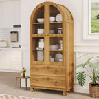 71 Meuble de rangement haut de cuisine de style ferme moderne, avec 2 grands tiroirs