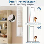 Étagère, étagère sur pied, étagère à 3 tiroirs en forme de vague en panneau de particules, adaptée au bureau, au salon, à la chambre.