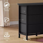 Meuble TV pour téléviseurs de 65, 70, 75 pouces, commode longue à 10 tiroirs avec prises de courant, lumières LED, meuble TV de 63 pouces avec tiroirs de rangement