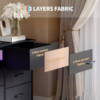 Meuble TV moderne de 180 cm avec 13 tiroirs pour téléviseur de 75 pouces, commode longue avec poignées et 13 tiroirs, meuble TV/commode polyvalent avec rangement