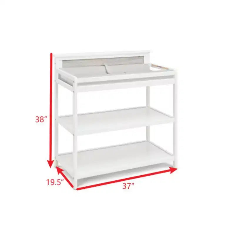 Table à langer Whisen, S'harmonise avec le lit de bébé Connelly, Ajout sûr et élégant pour la chambre de bébé