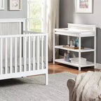 Table à langer Whisen, S'harmonise avec le lit de bébé Connelly, Ajout sûr et élégant pour la chambre de bébé