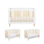 Babyletto Lolly 3-in-1 Convertible Crib with Toddler Bed Conversion Kit
